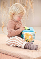 Wielofunkcyjna kostka z gryzakiem i pozytywką 7 odgłosów zwierząt Dżungla Lilliputiens