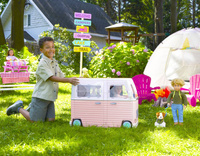 Kamper kempingowy z wyposażeniem 55 elementów Country Cruising Camper Set Our Generation