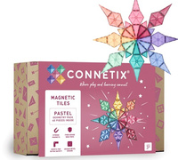 Klocki magnetyczne dla dzieci Pastel Geometry Pack 40 el Connetix