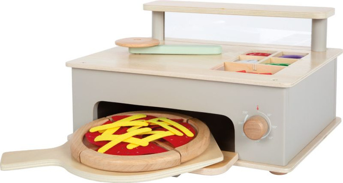 Drewniany zestaw kuchenny do robienia pizzy dla dzieci z piekarnikiem Small Foot