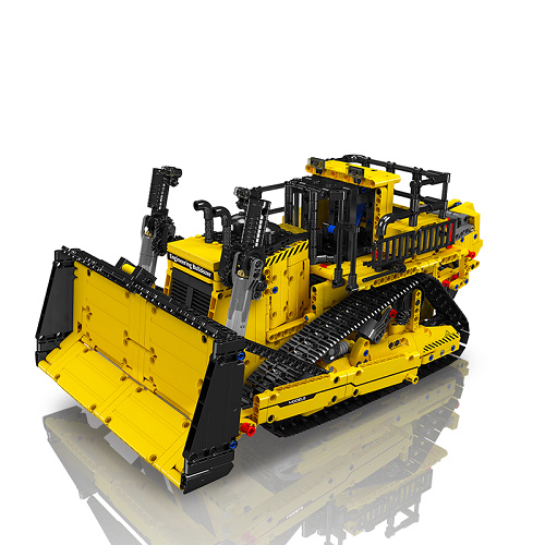 MOULD KING zdalnie sterowany Buldożer gąsienicowy Caterpillar D11T Klocki 1508 elementów