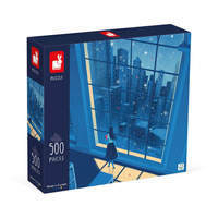 Puzzle artystyczne Nocny widok w błękicie 500 elementów 8+ Janod