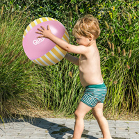 Piłka plażowa dla dzieci 30 cm dmuchana Banana Pink Quut
