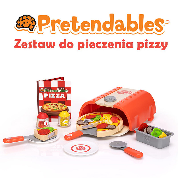 Zestaw do Pieczenia Pizzy z drewnianymi elementami Pretendables Fat Brain Toy