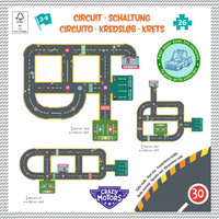 Puzzle kartonowe ULICE CRAZY MOTORS DJ05498