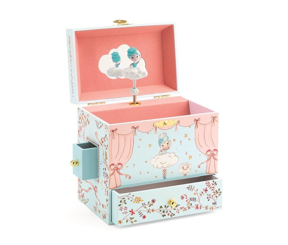 Szkatułka z pozytywką dla dziewczynki Ballerina na scenie Djeco | Hoplik.pl