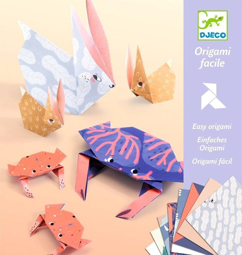 Zestaw Kreatywny Origami Zwierzęca Rodzina Djeco