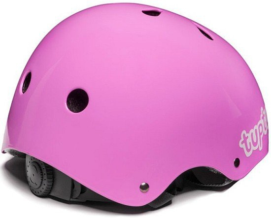 Różowy kask rowerowy Tup Tup