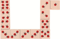 Domino, biedronki, 28 el.